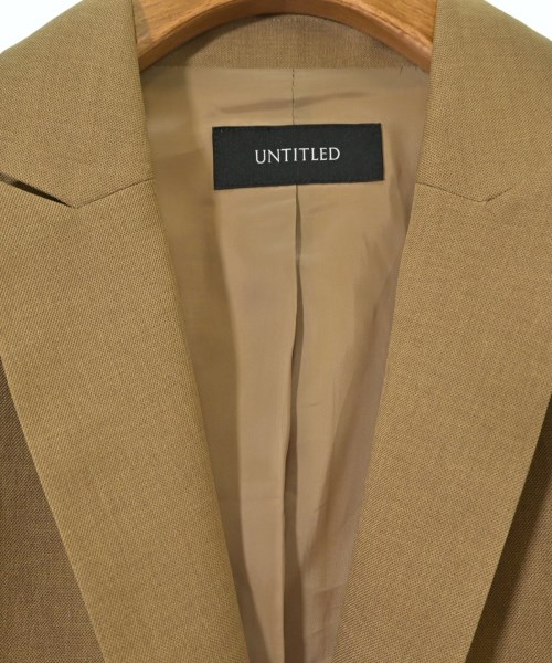 UNTITLED（アンタイトル）テーラードジャケット ベージュ サイズ:S レディース/2200670861118