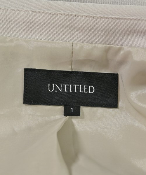UNTITLED（アンタイトル）テーラードジャケット ベージュ サイズ:1(S位) レディース/2200670861132