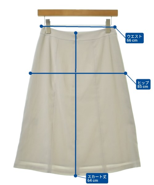 UNTITLED（アンタイトル）ひざ丈スカート ベージュ サイズ:1(S位) レディース/2200670861149