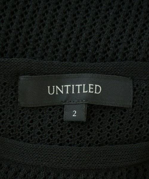 UNTITLED（アンタイトル）ニット・セーター 黒 サイズ:2(M位) レディース/2200677112039