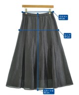UNTITLED（アンタイトル）ロング・マキシ丈スカート グレー サイズ:3(L位) レディース/2200671711054