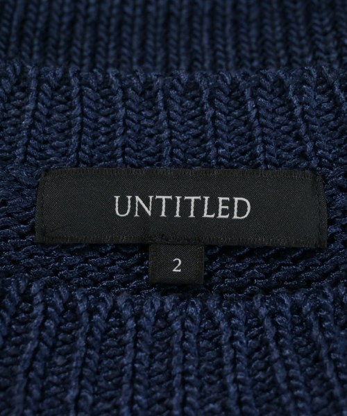 UNTITLED（アンタイトル）ニット・セーター 紺 サイズ:2(M位) レディース/2200671711092