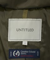 UNTITLED（アンタイトル）ダウンジャケット/ダウンベスト 茶 サイズ:2(M位) レディース/2200671711122