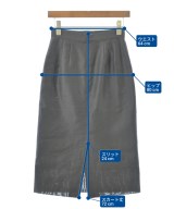 UNTITLED（アンタイトル）ロング・マキシ丈スカート グレー サイズ:0(XS位) レディース/2200673672056