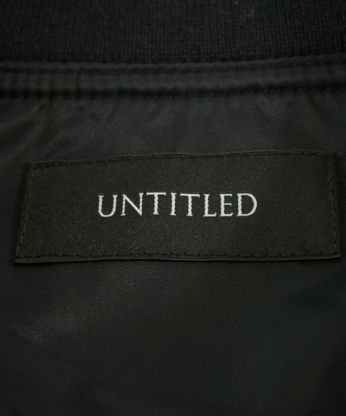 UNTITLED（アンタイトル）ミリタリーブルゾン 黒 サイズ:M レディース/2200679017035