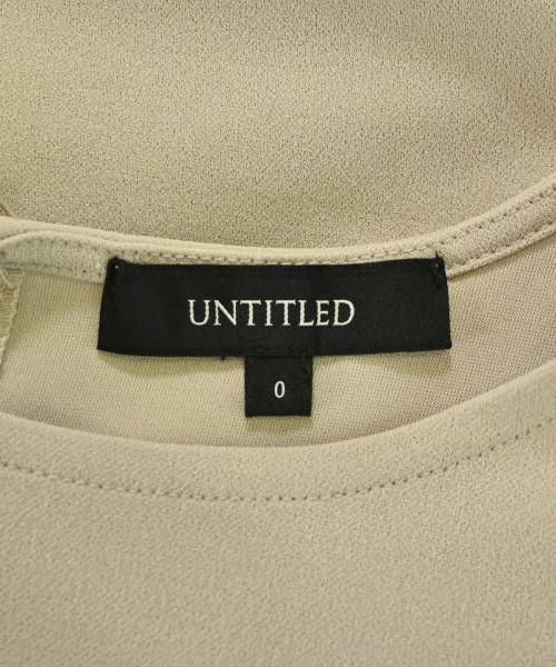 UNTITLED（アンタイトル）Tシャツ・カットソー ベージュ サイズ:0(XS位) レディース/2200677798141