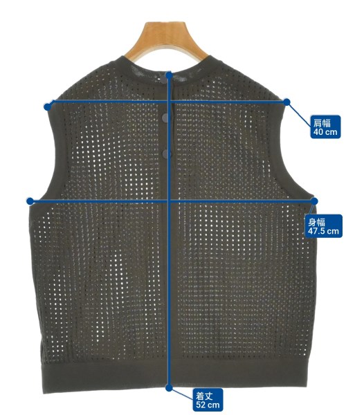 UNTITLED（アンタイトル）ベスト 茶 サイズ:2(M位) レディース/2200676101034