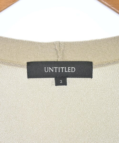 UNTITLED（アンタイトル）カーディガン ベージュ サイズ:2(M位) レディース/2200671964030