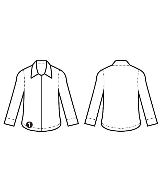 UNTITLED（アンタイトル）カジュアルシャツ 白 サイズ:1(S位) レディース/2200671964054