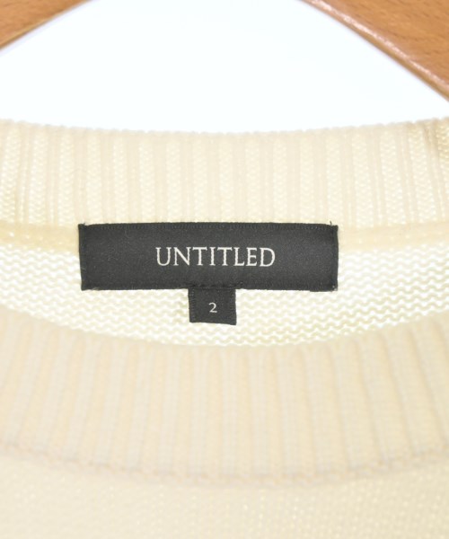 UNTITLED（アンタイトル）ニット・セーター 白 サイズ:2(M位) レディース/2200671964108
