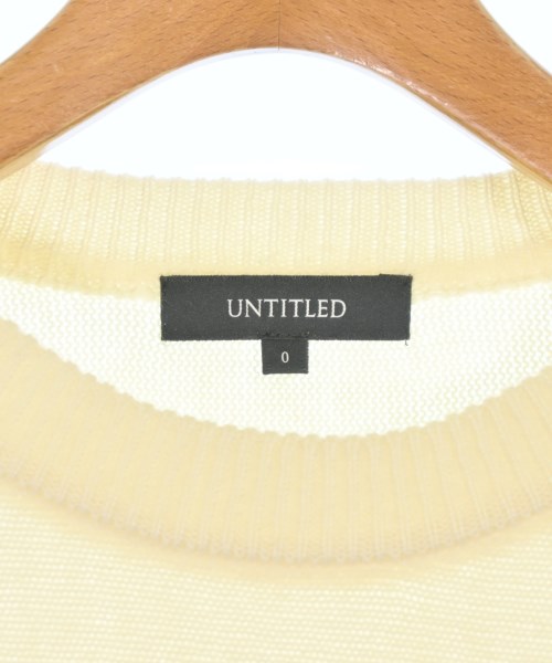 UNTITLED（アンタイトル）ニット・セーター 白 サイズ:0(XS位) レディース/2200671964115