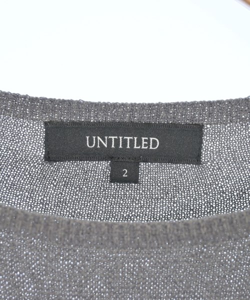 UNTITLED（アンタイトル）ニット・セーター グレー サイズ:2(M位) レディース/2200671964122