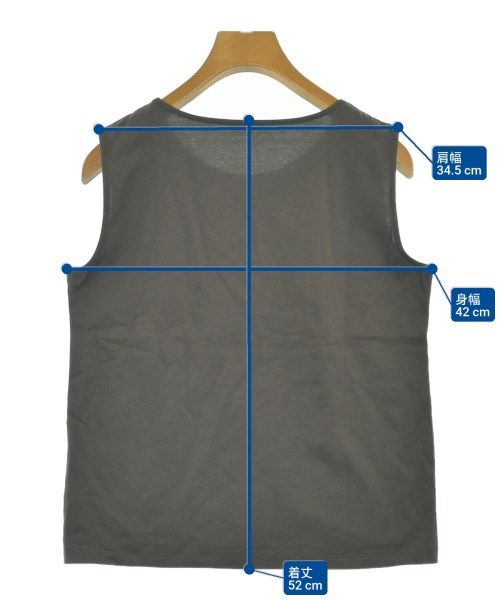 UNTITLED（アンタイトル）ノースリーブ グレー サイズ:0(XS位) レディース/2200673639028