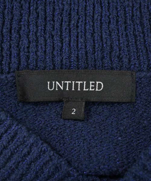 UNTITLED（アンタイトル）ニット・セーター 紺 サイズ:2(M位) レディース/2200675328012
