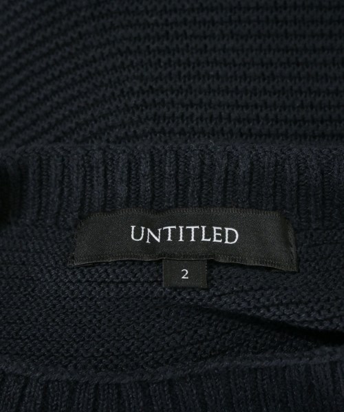 UNTITLED（アンタイトル）ニット・セーター 黒 サイズ:2(M位) レディース/2200675328029