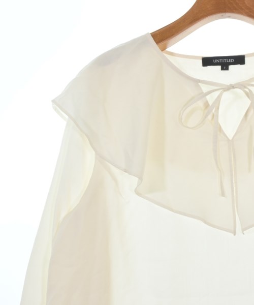 UNTITLED（アンタイトル）ブラウス 白 サイズ:3(L位) レディース/2200675328111