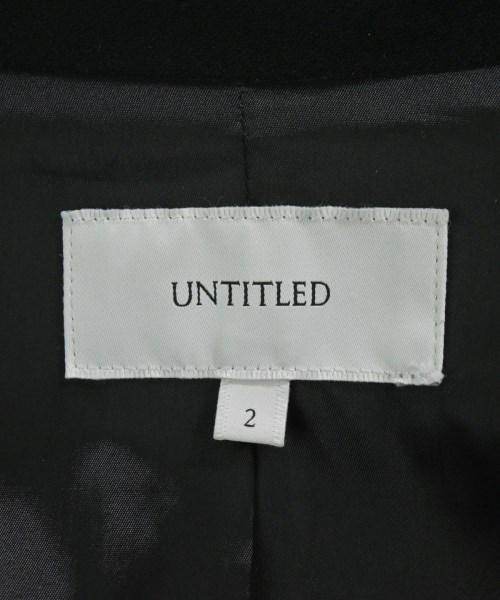UNTITLED（アンタイトル）テーラードジャケット 黒 サイズ:2(M位) レディース/2200675785075