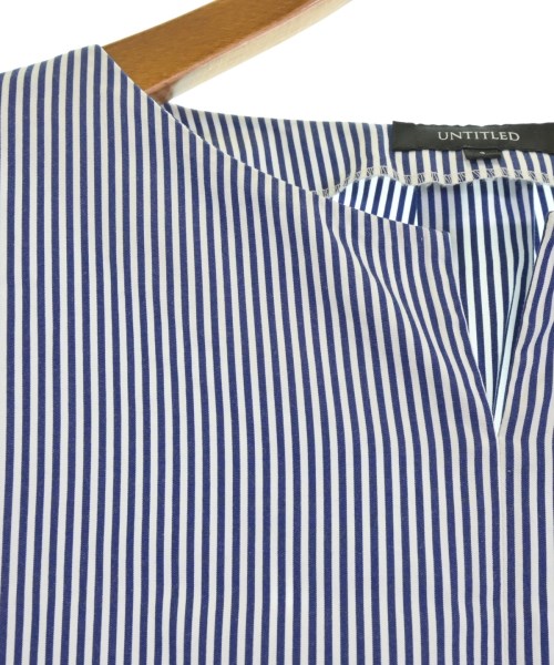 UNTITLED（アンタイトル）カジュアルシャツ 青 サイズ:2(M位) レディース/2200675785150