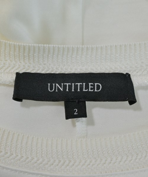 UNTITLED（アンタイトル）Tシャツ・カットソー 白 サイズ:2(M位) レディース/2200680135049