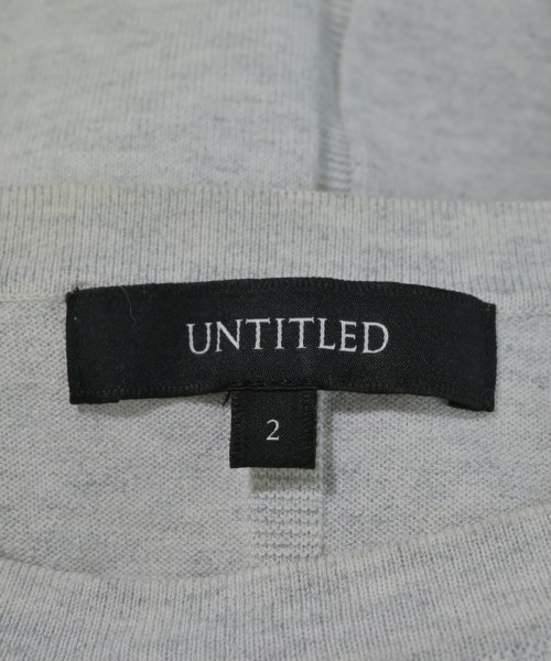 UNTITLED（アンタイトル）Tシャツ・カットソー グレー サイズ:2(M位) レディース/2200680135056