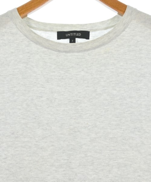 UNTITLED（アンタイトル）Tシャツ・カットソー グレー サイズ:2(M位) レディース/2200680135056