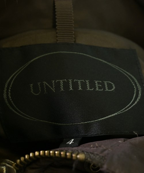 UNTITLED（アンタイトル）ダウンコート 茶 サイズ:4(L位) レディース/2200680331083