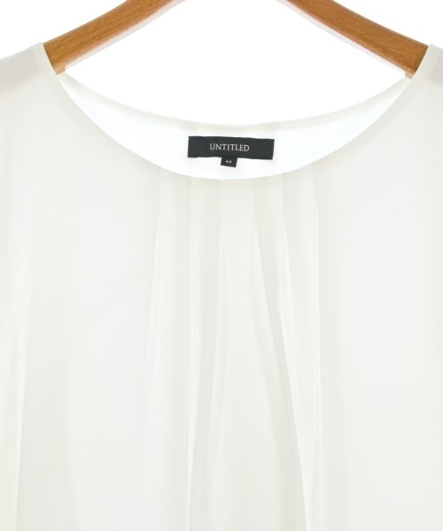 UNTITLED（アンタイトル）ブラウス 白 サイズ:44(XL位) レディース/2200680422125