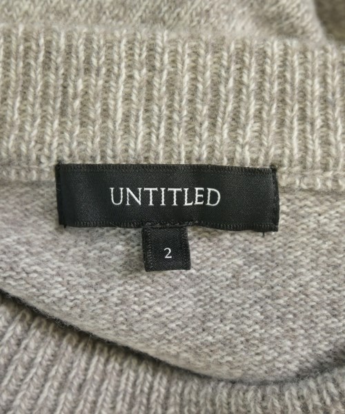 UNTITLED（アンタイトル）ニット・セーター グレー サイズ:2(M位) レディース/2200672722042