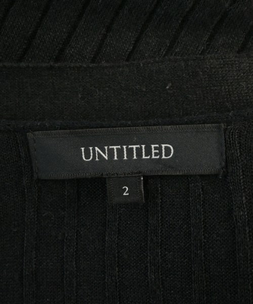 UNTITLED（アンタイトル）カーディガン 黒 サイズ:2(M位) レディース/2200672722103