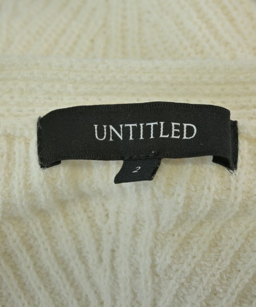 UNTITLED（アンタイトル）ニット・セーター 白 サイズ:2(M位) レディース/2200695985066