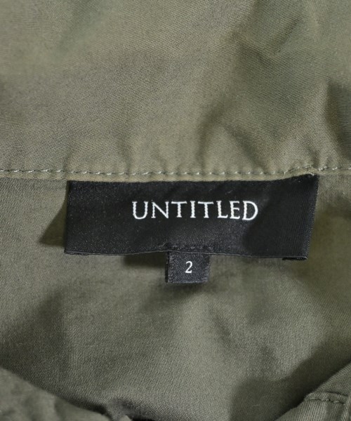 UNTITLED（アンタイトル）ミリタリーブルゾン カーキ サイズ:2(M位) レディース/2200695985073