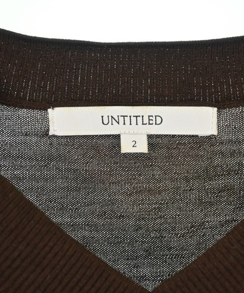 UNTITLED（アンタイトル）ニット・セーター 茶 サイズ:2(M位) レディース/2200696026034