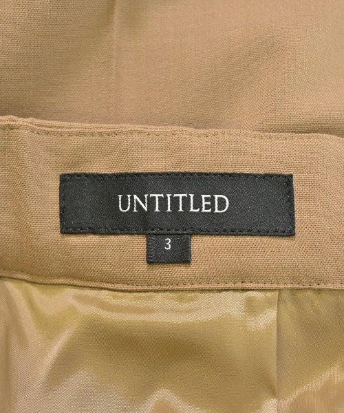 UNTITLED（アンタイトル）スラックス 茶 サイズ:3(L位) レディース/2200680795045