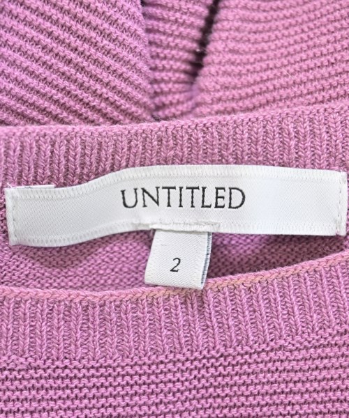 UNTITLED（アンタイトル）ニット・セーター ピンク サイズ:2(M位) レディース/2200693201038