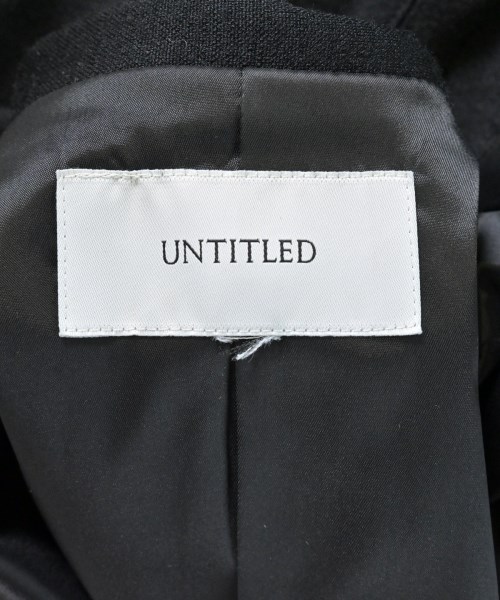 UNTITLED（アンタイトル）ノーカラージャケット 黒 サイズ:-(M位) レディース/2200693353010
