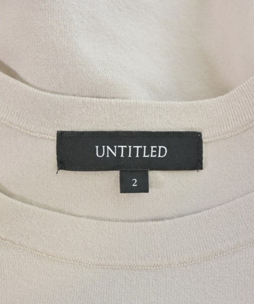 UNTITLED（アンタイトル）ニット・セーター ベージュ サイズ:2(M位) レディース/2200694128037