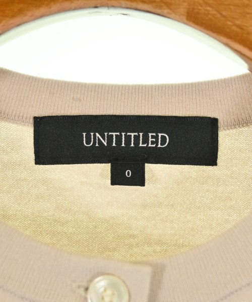 UNTITLED（アンタイトル）カーディガン ベージュ サイズ:0(XS位) レディース/2200694136056