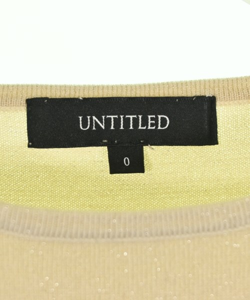 UNTITLED（アンタイトル）ニット・セーター ベージュ サイズ:0(XS位) レディース/2200694136070