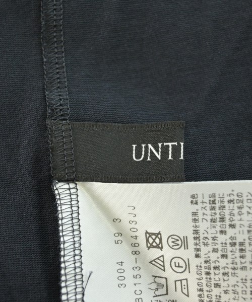 UNTITLED（アンタイトル）ブラウス 紺 サイズ:4(XL位) レディース/2200694579068
