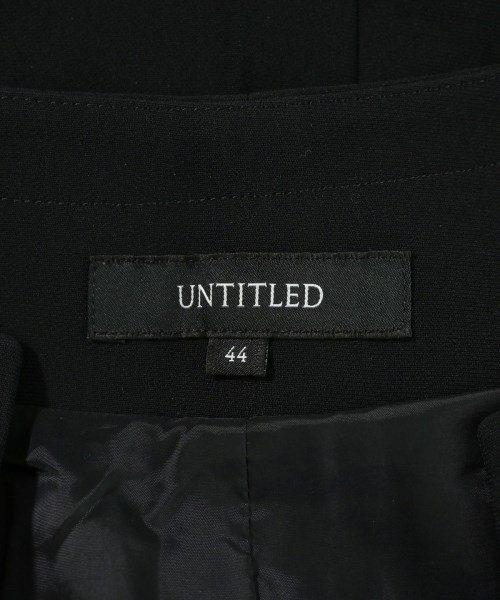 UNTITLED（アンタイトル）ワンピース 黒 サイズ:44(XL位) レディース/2200694579105