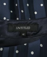 UNTITLED（アンタイトル）ワンピース 紺 サイズ:42(L位) レディース/2200694579129