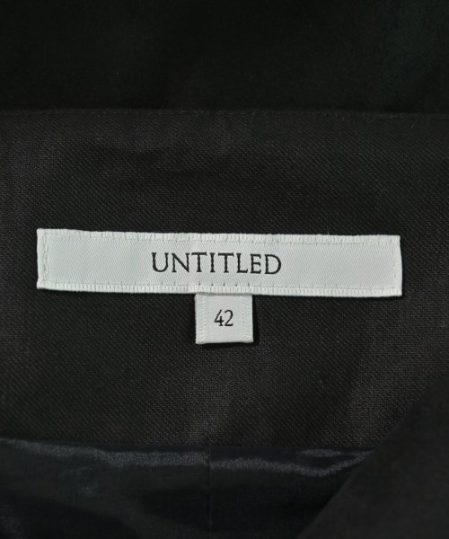 UNTITLED（アンタイトル）ロング・マキシ丈スカート 黒 サイズ:42(L位) レディース/2200694579167