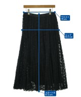 UNTITLED（アンタイトル）ロング・マキシ丈スカート 黒 サイズ:42(L位) レディース/2200694579198