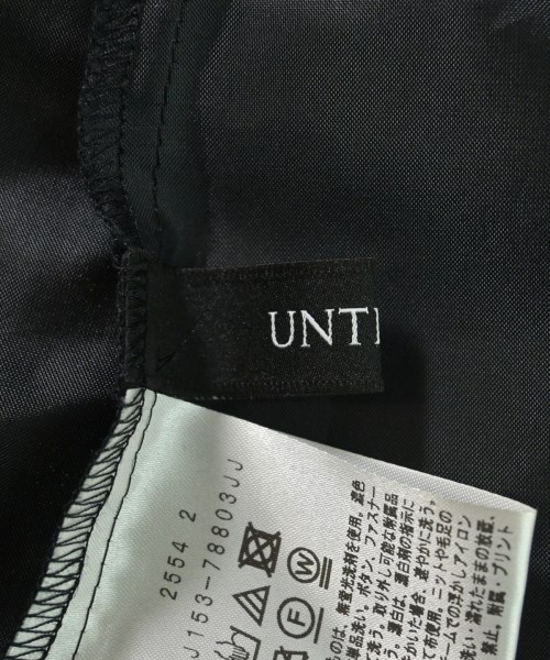 UNTITLED（アンタイトル）ひざ丈スカート 黒 サイズ:42(L位) レディース/2200694579204