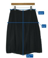 UNTITLED（アンタイトル）ひざ丈スカート 黒 サイズ:42(L位) レディース/2200694579204