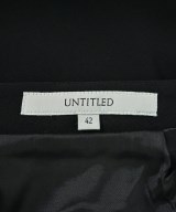 UNTITLED（アンタイトル）ひざ丈スカート 黒 サイズ:42(L位) レディース/2200694579228