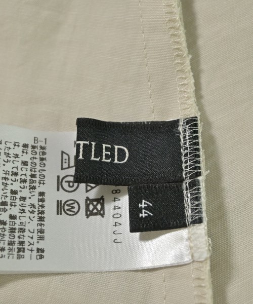 UNTITLED（アンタイトル）ブラウス ベージュ サイズ:44(XL位) レディース/2200694579235