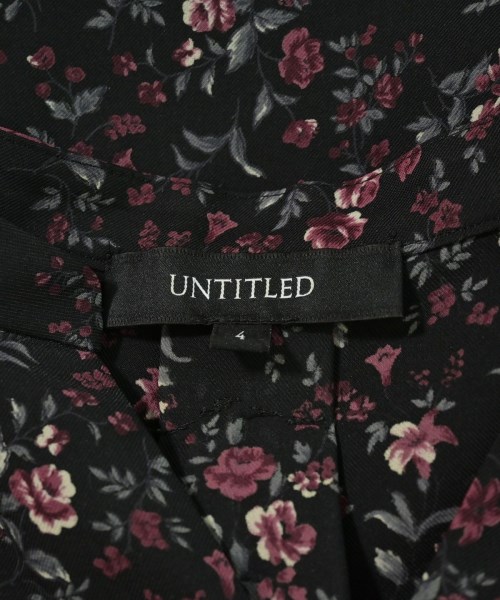 UNTITLED（アンタイトル）ブラウス 黒 サイズ:4(XL位) レディース/2200694579266