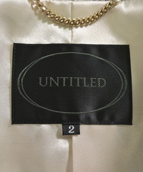 UNTITLED（アンタイトル）ノーカラージャケット 白 サイズ:2(M位) レディース/2200697539021