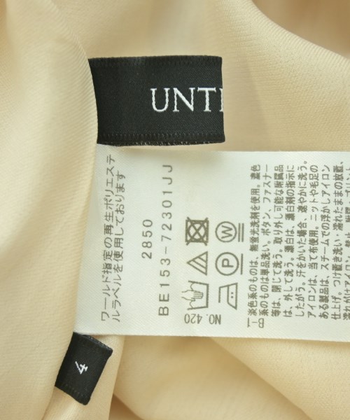 UNTITLED（アンタイトル）ロング・マキシ丈スカート ベージュ サイズ:4(XL位) レディース/2200695700034